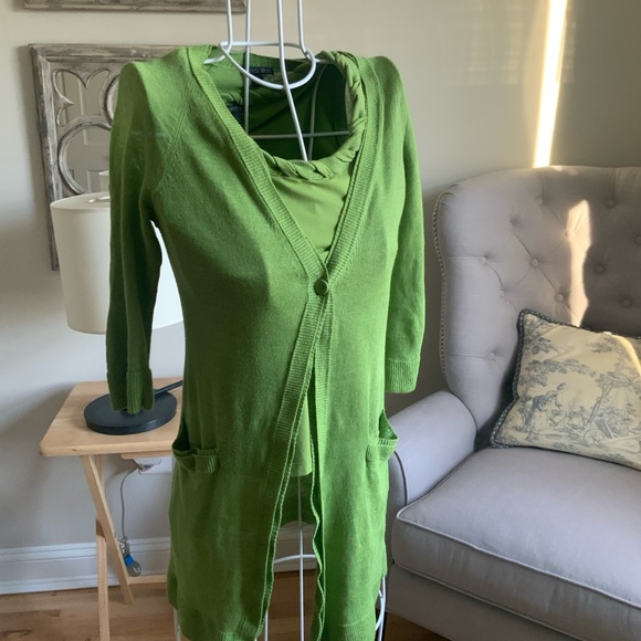 Lafayette.Cardigan and tank top. Side S/P - Picture 5 of 9